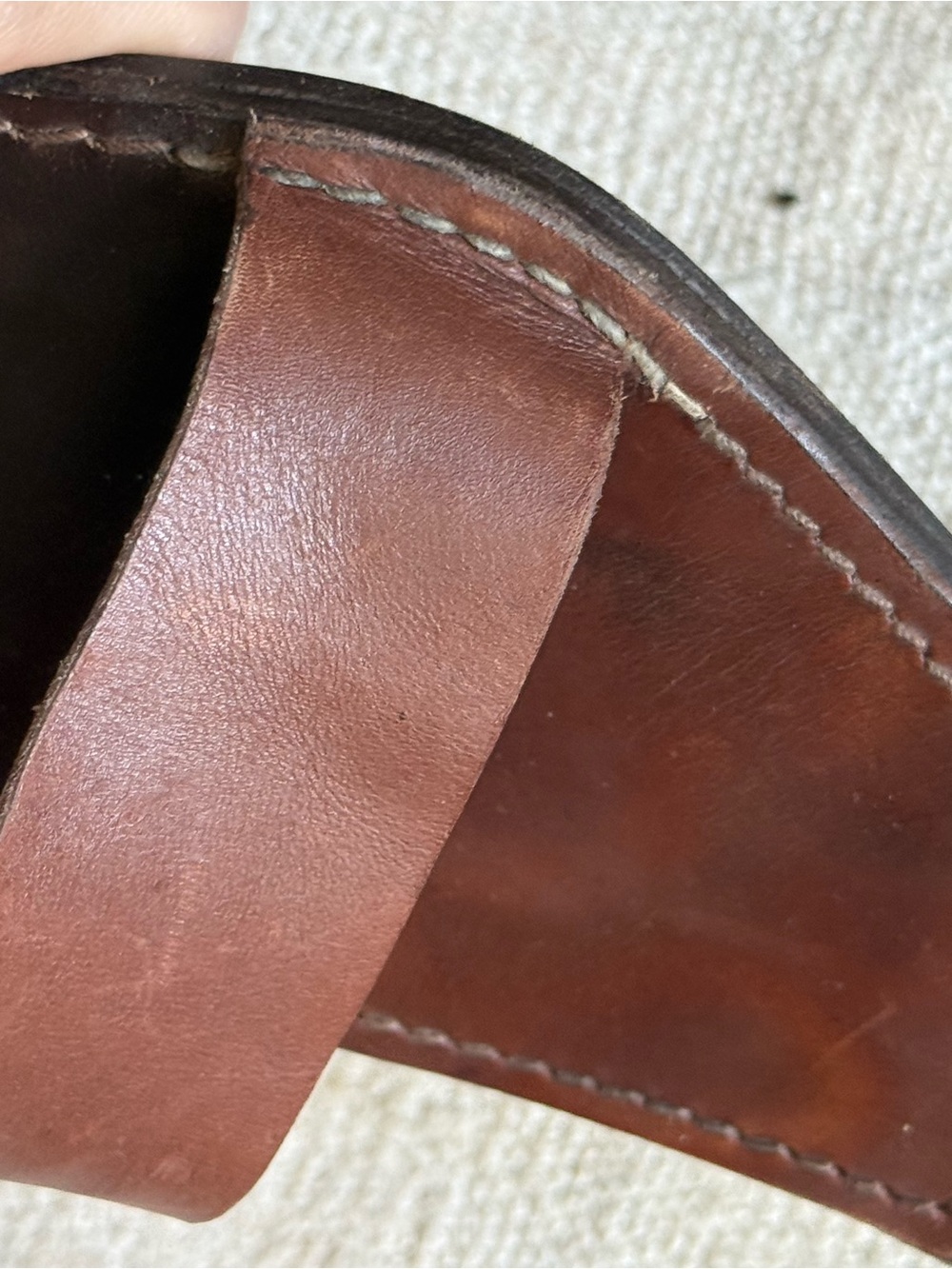 Jean Paul Gaultier Brown Leather Slide Sandals - Picture 3 of 6